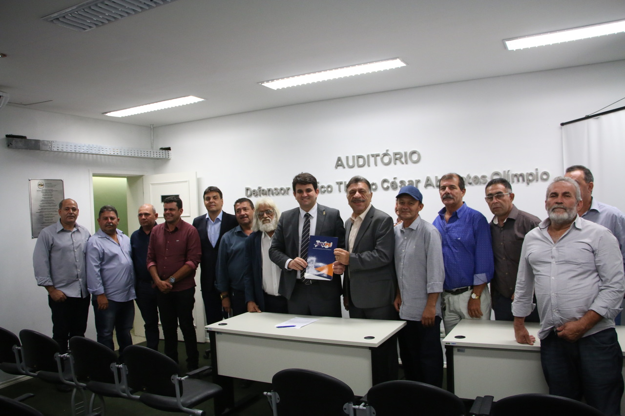 Reunião com a superintendência do Banco do Brasil, Ministério Público e Defensoria Pública